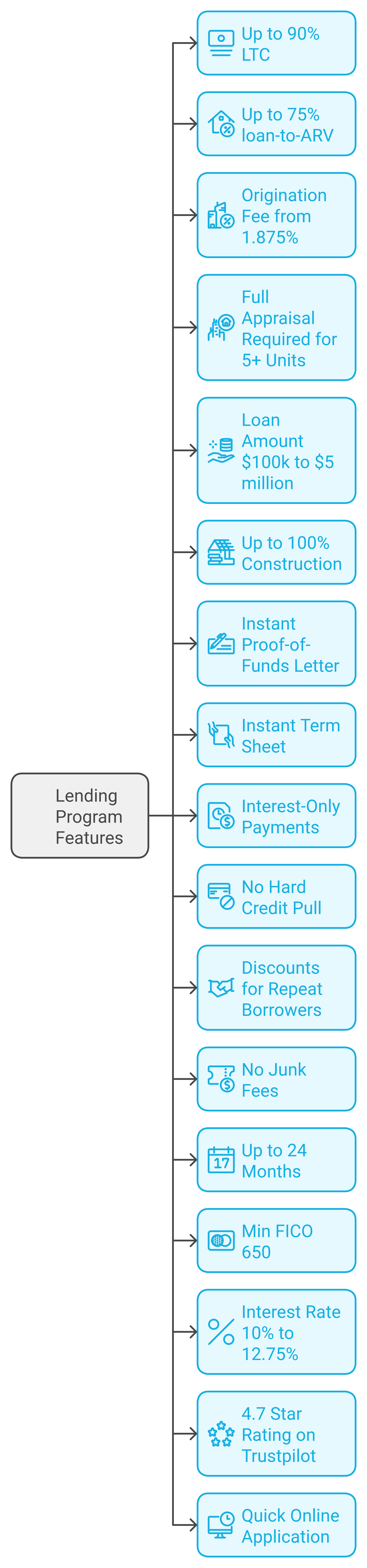 An overview of New Silver's lending program.